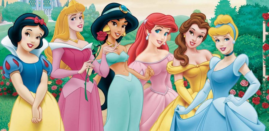 Several Disney Princesses